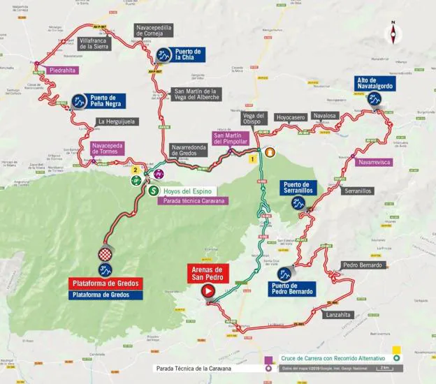 La etapa 20 de la Vuelta a España (Arenas de San Pedro Gredos